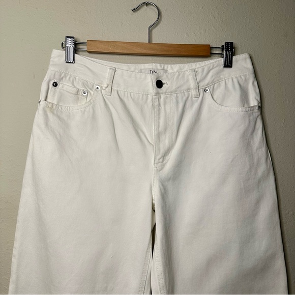Tibi | white Brancusi barrel/horseshoee jean - Picture 6 of 15